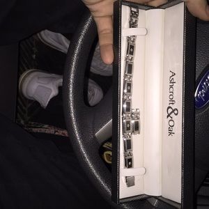 Men’s Stainless Steel & Diamond Accent Bracelet